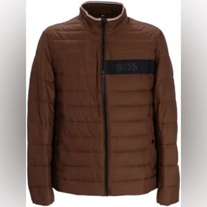 BOSS Darolus Logo-Print Jacket Size 46R